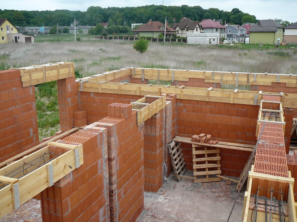 Строительство домов в Калининградке №1