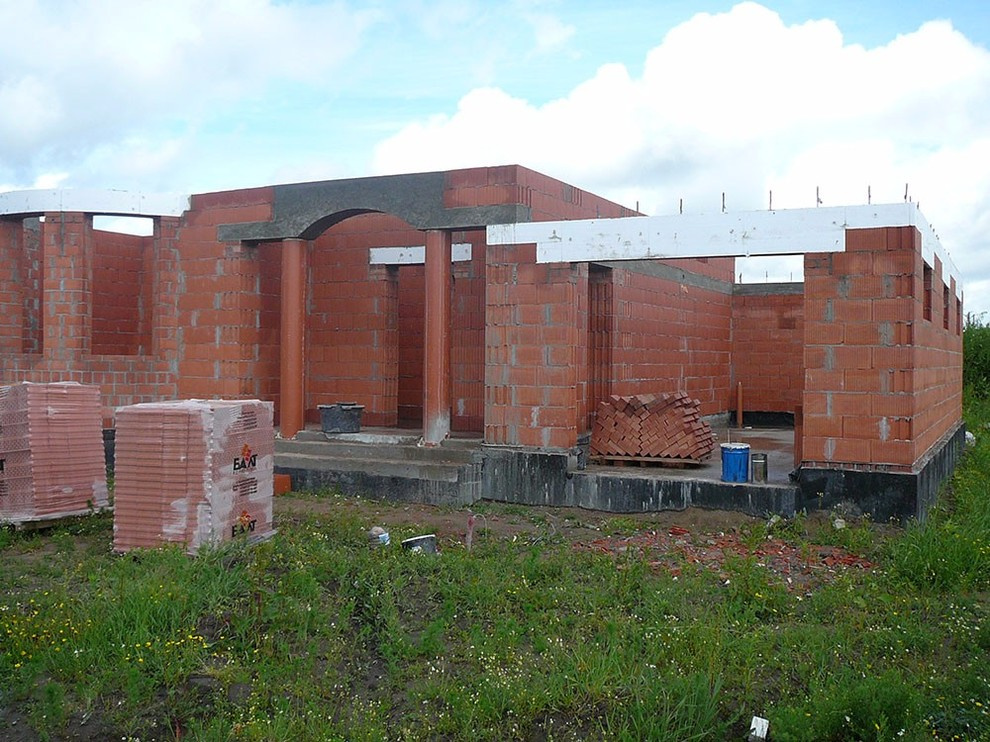 Строительство домов в Калининградке №1