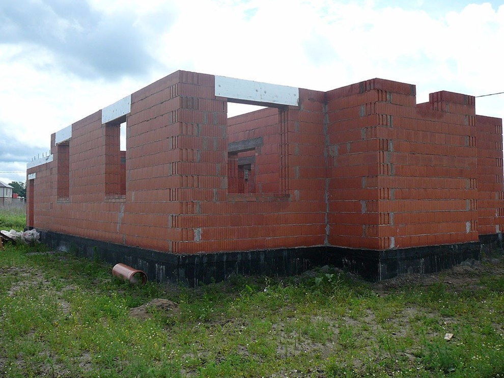 Строительство домов в Калининградке №1