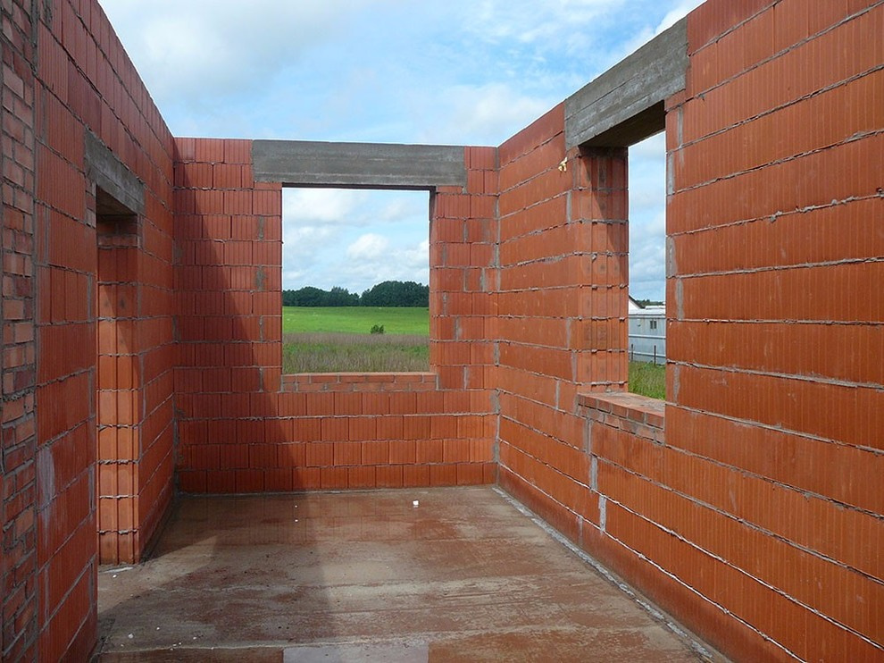 Строительство домов в Калининградке №1