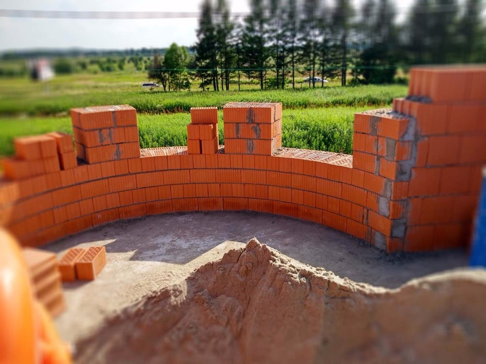 Строительство домов в Калининградке №1