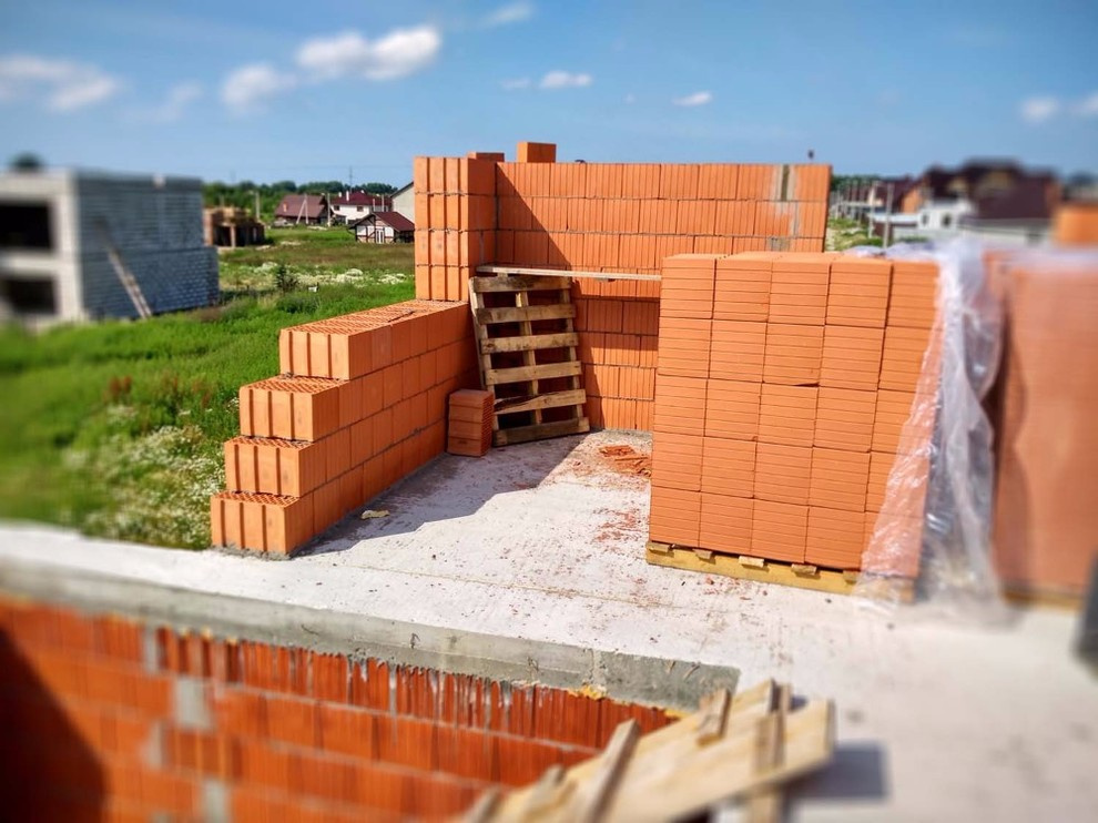 Строительство домов в Калининградке №1