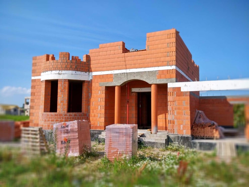 Строительство домов в Калининградке №1