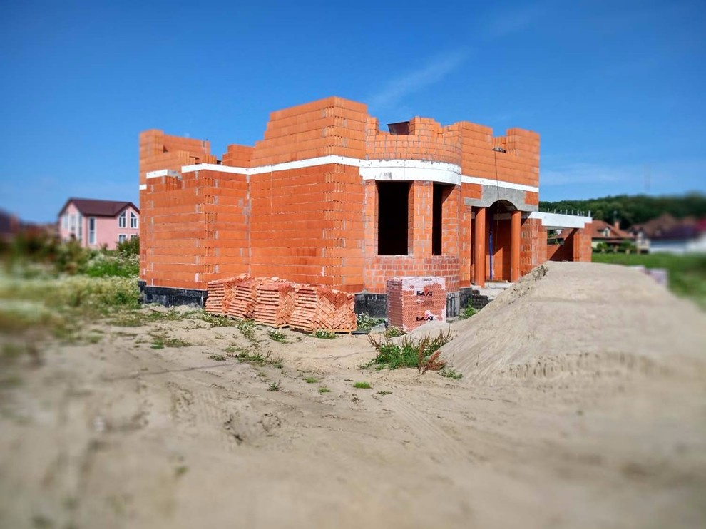 Строительство домов в Калининградке №1