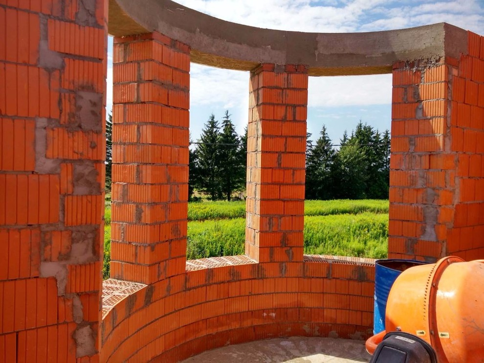 Строительство домов в Калининградке №1