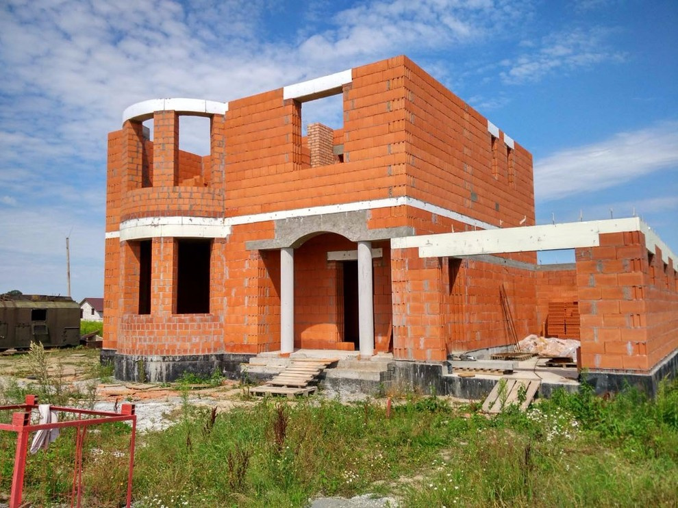 Строительство домов в Калининградке №1