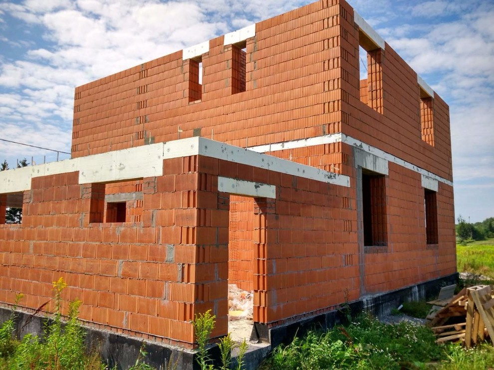 Строительство домов в Калининградке №1