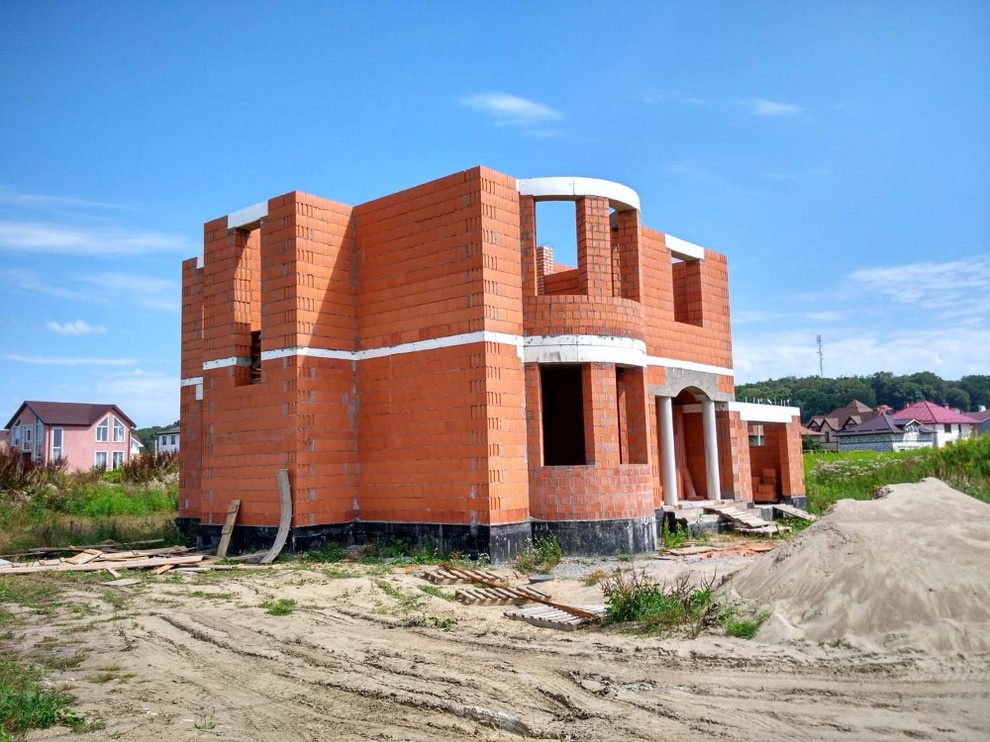 Строительство домов в Калининградке №1