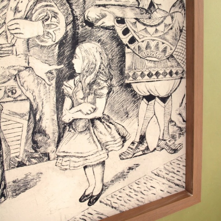 Панно в технике сграффито для входных групп в Резиденции Сколково.