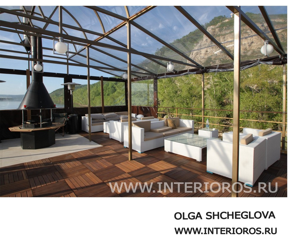 Дебаркадер гостиница на воде со спа-зоной, бассейном и верхней панорамной террас