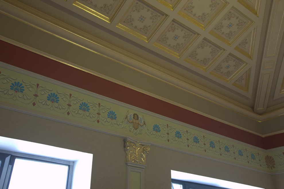 Обложка проекта: Оформление  кесонных потолков
