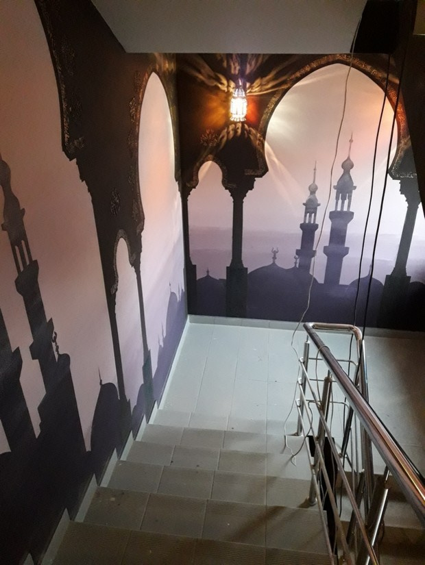 Роспись в восточном ресторане