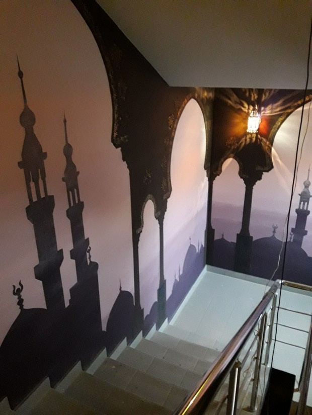 Роспись в восточном ресторане