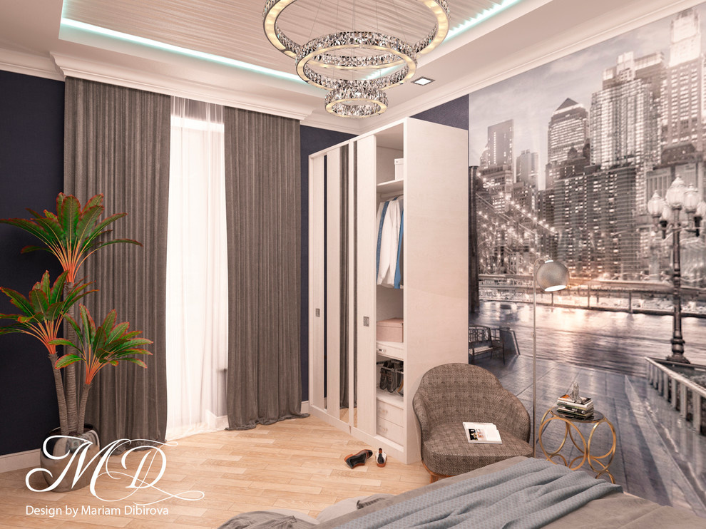 Интерьер комнаты в частном доме для молодого человека: "BIG CITI LIFE"