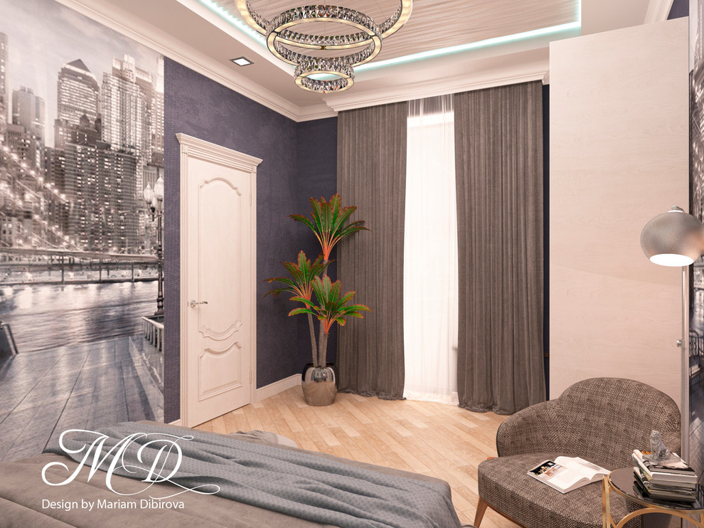 Интерьер комнаты в частном доме для молодого человека: "BIG CITI LIFE"