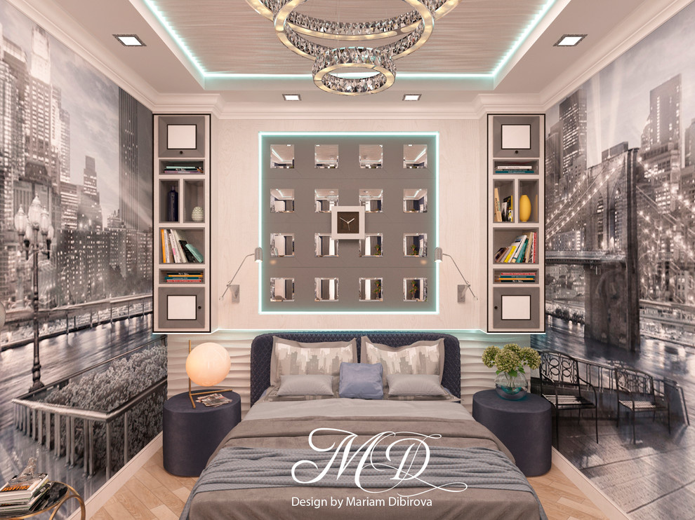 Интерьер комнаты в частном доме для молодого человека: "BIG CITI LIFE"