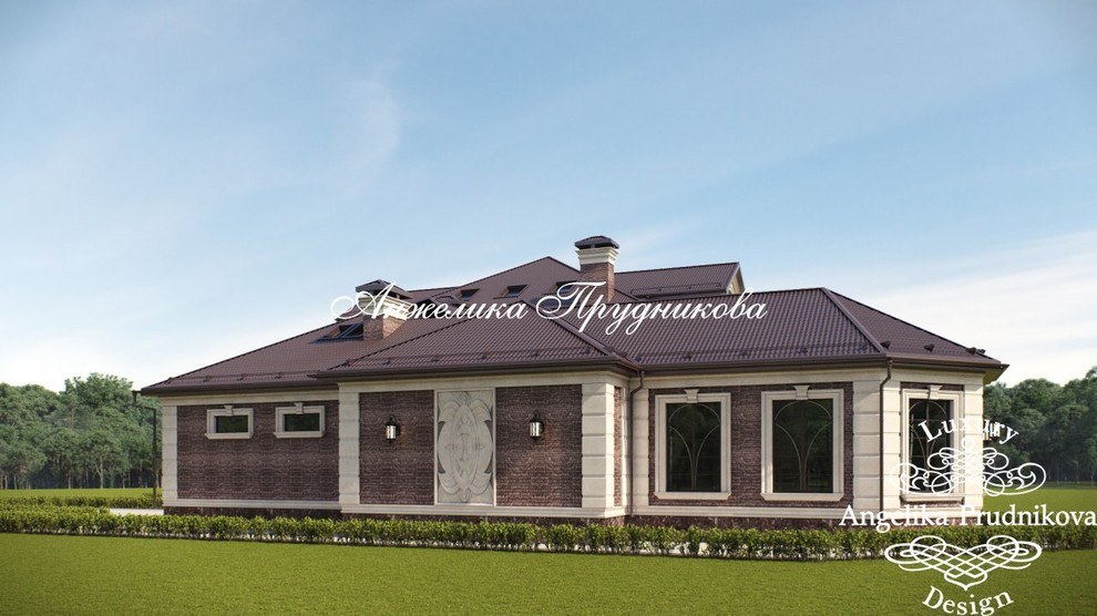 Дизайн проект экстерьера дома в КП Ренессанс Парк