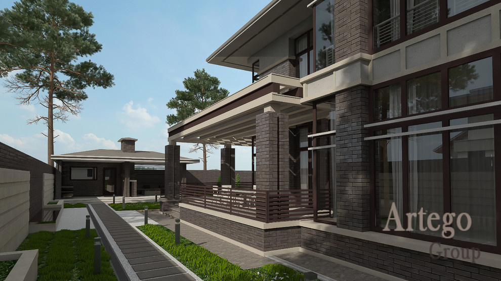 Проект индивидуального жилого дома в поселке Середниково