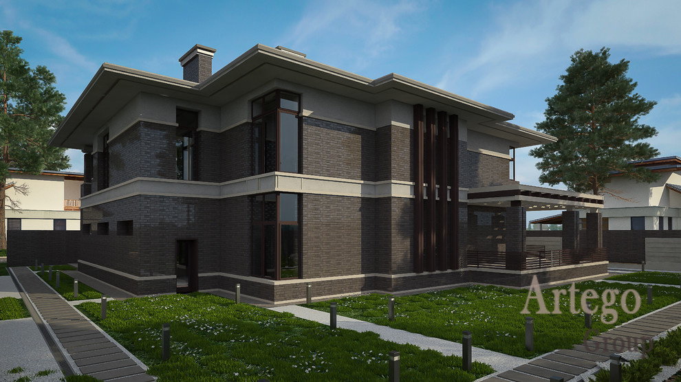 Проект индивидуального жилого дома в поселке Середниково