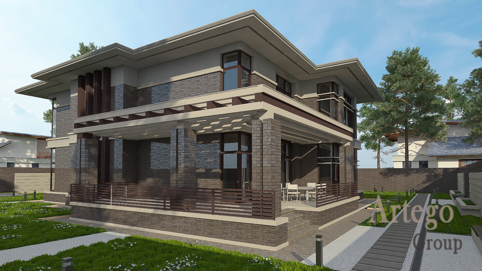 Проект индивидуального жилого дома в поселке Середниково