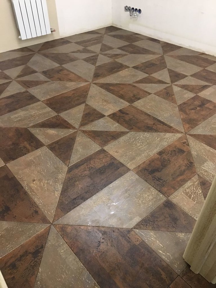 Оригинальный способ укладки напольной пробки!