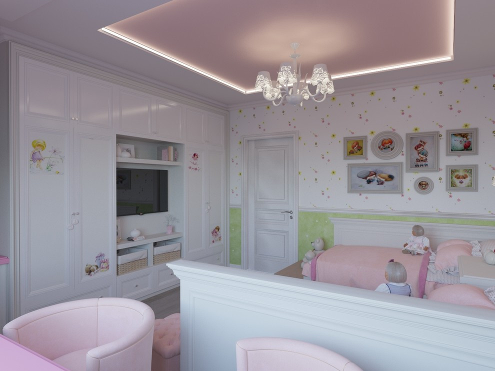 Обложка проекта: детская комната для двух девочек