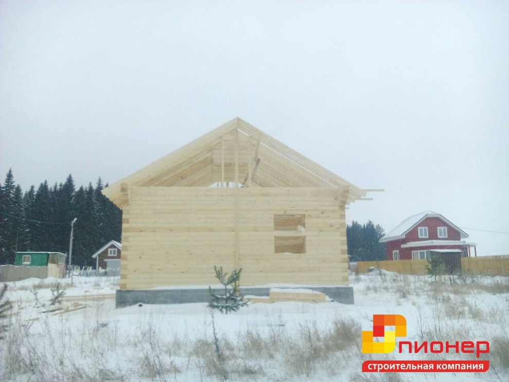 На этапе строительства