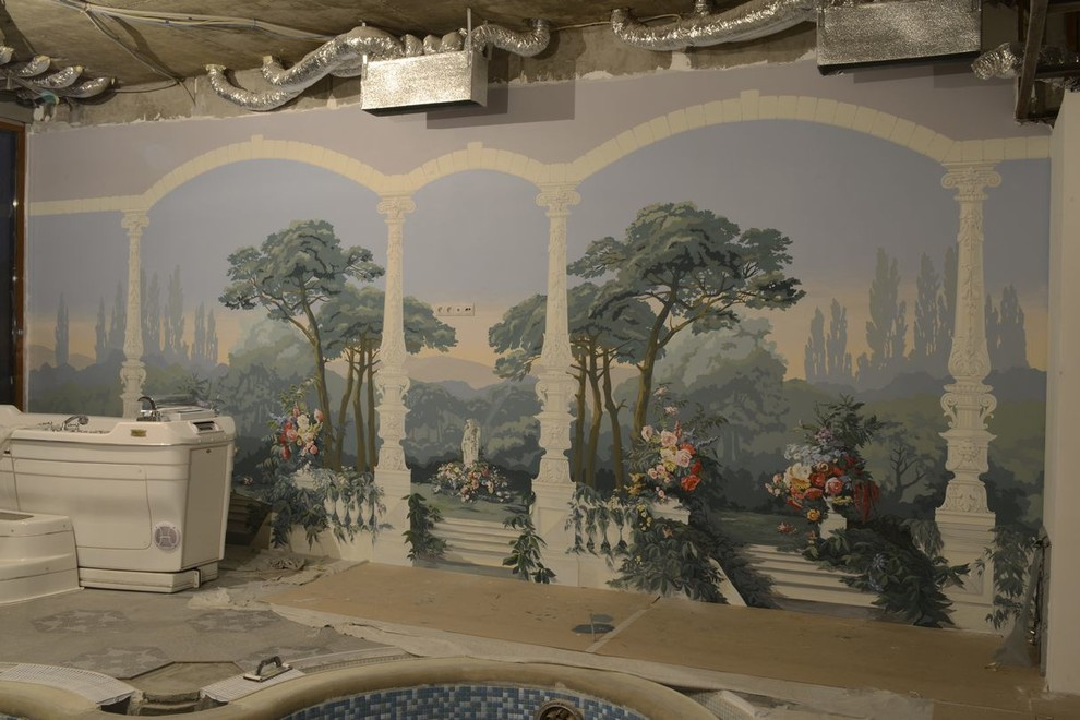 Обложка проекта: Роспись в бассейне " Итальянский сад"