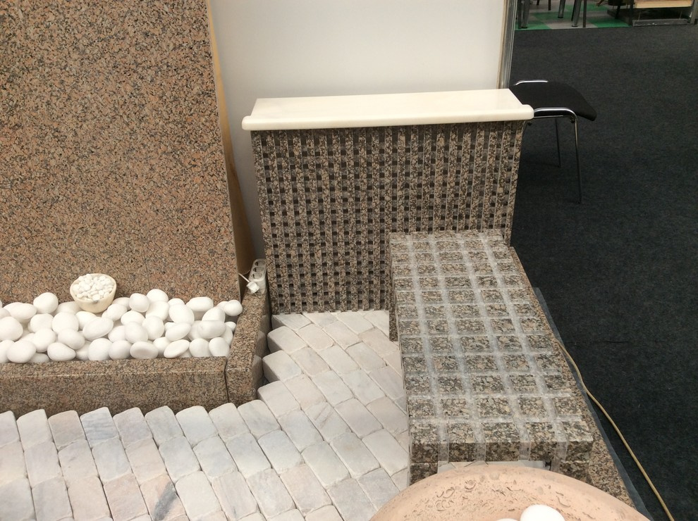 Мощение гранитной брусчаткой