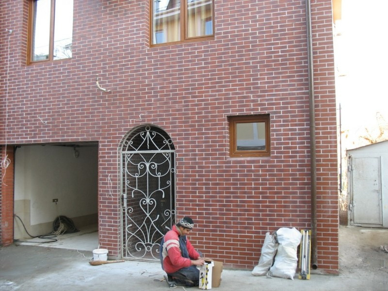 Фасадные термопанели с плиткой под кирпич