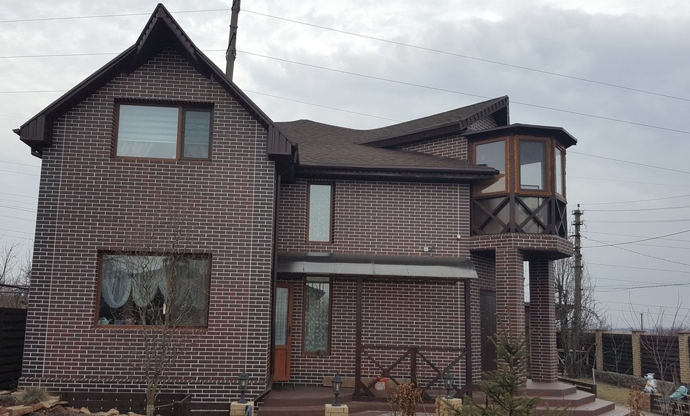 Фасадные термопанели с плиткой под кирпич