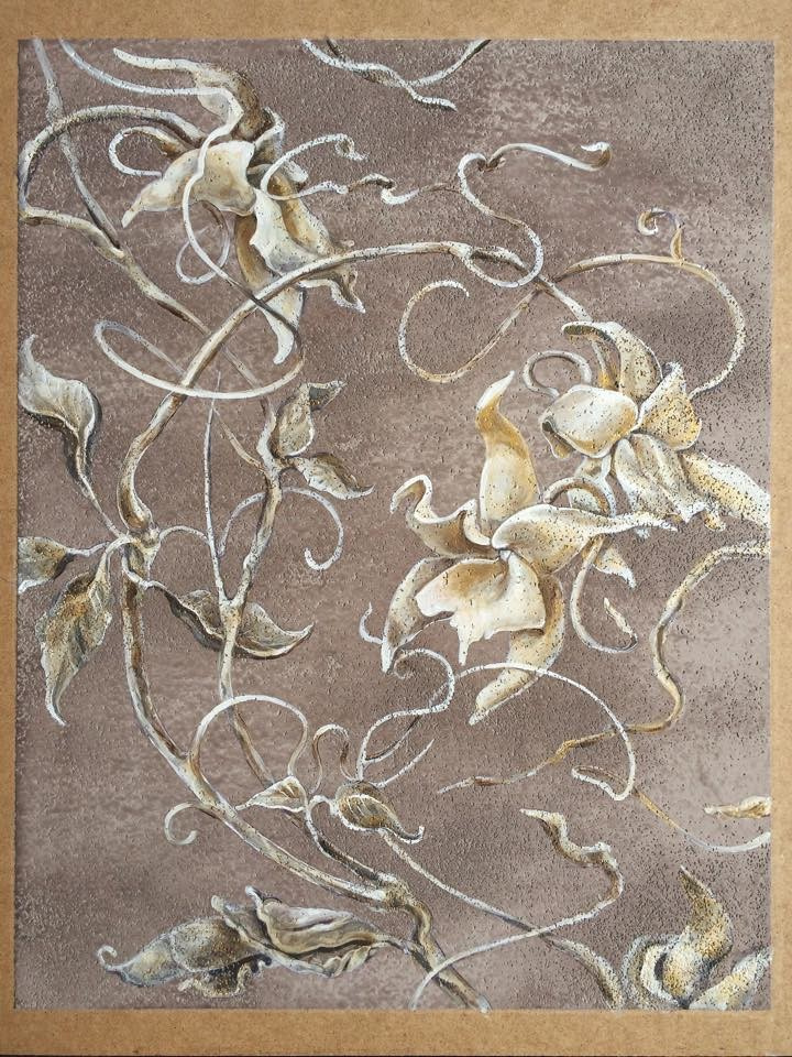 Деталь. Образец росписи.