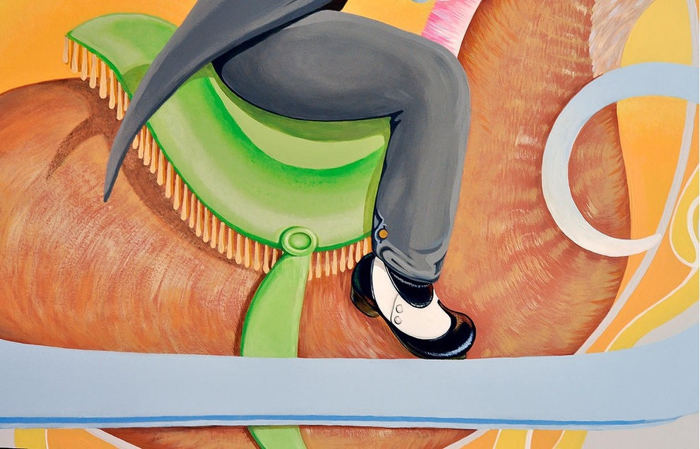 Деталь росписи в детской.