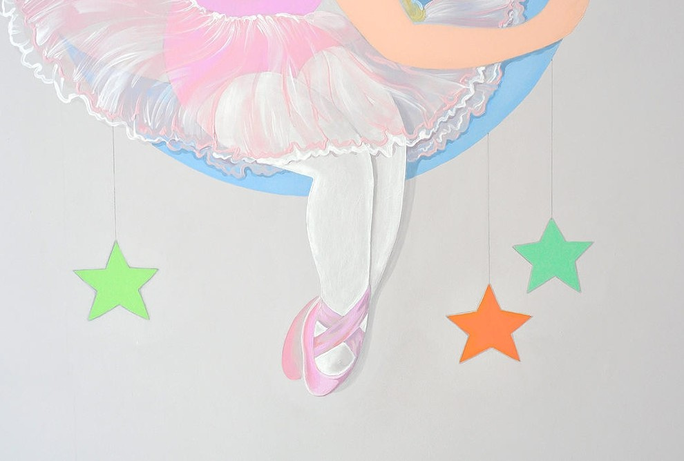 Деталь росписи в детской.