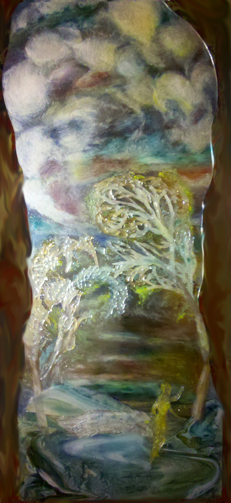 Зеркала витражные,фьюзинговые,эгламизе.