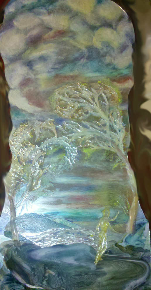 Зеркала витражные,фьюзинговые,эгламизе.