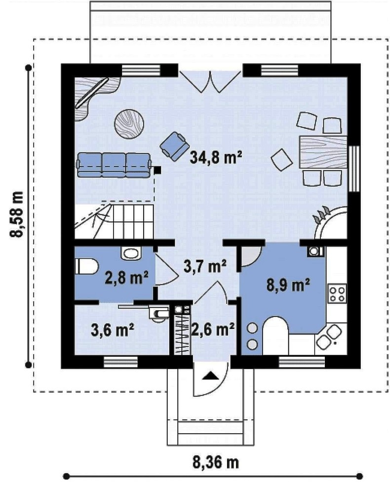 Проект дома Z-1