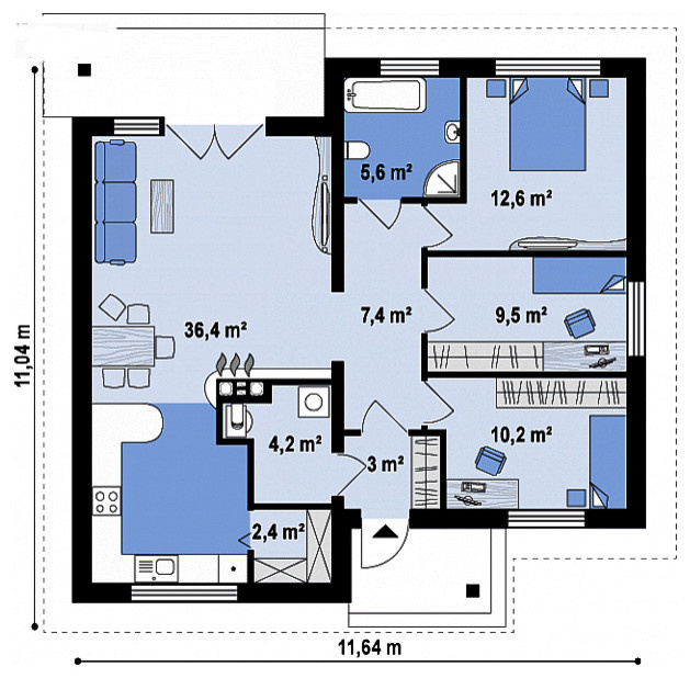 Проект дома Z-64