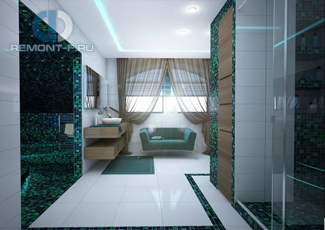 Дизайн интерьера дома 243 кв. м в стиле контемпорари