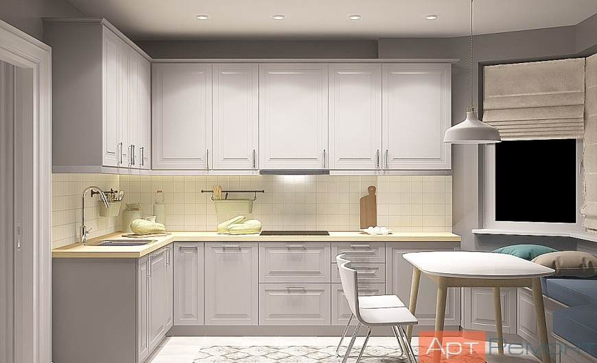 Дизайн-проект трехкомнатной квартиры мкр. Солнцево