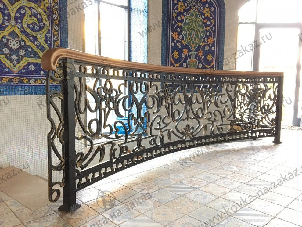 Перила в восточном стиле