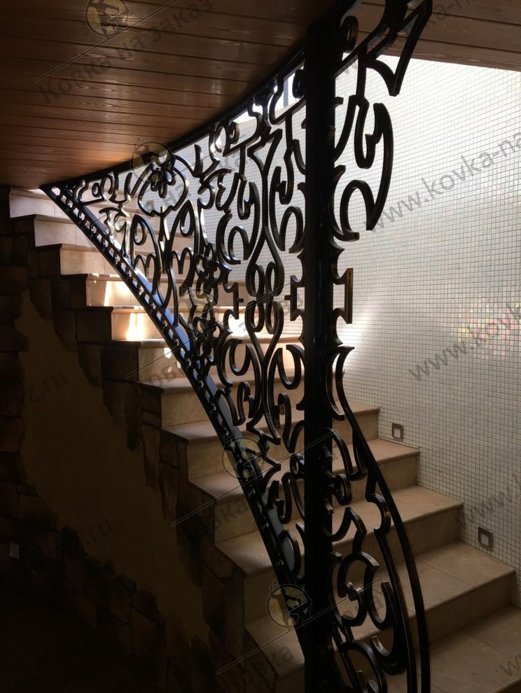 Перила в восточном стиле