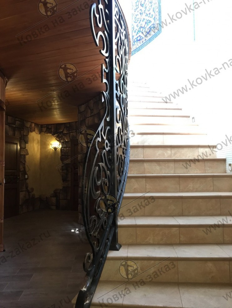 Перила в восточном стиле