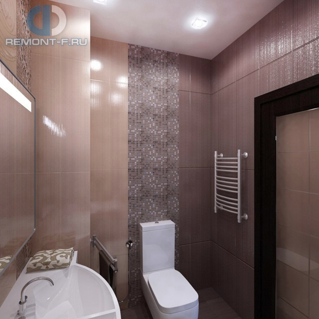 Дизайн квартиры 129 кв. м в темных тонах в Погонном проезде
