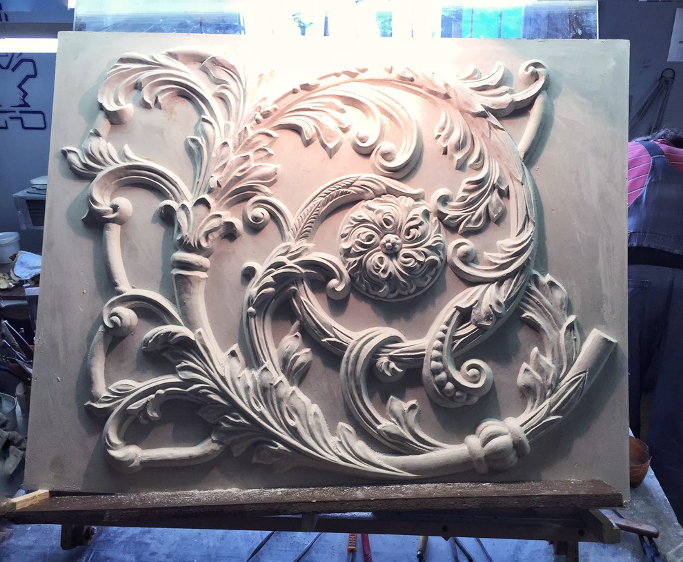 литое ограждение для центрального входа в дом. От проекта до воплощения.