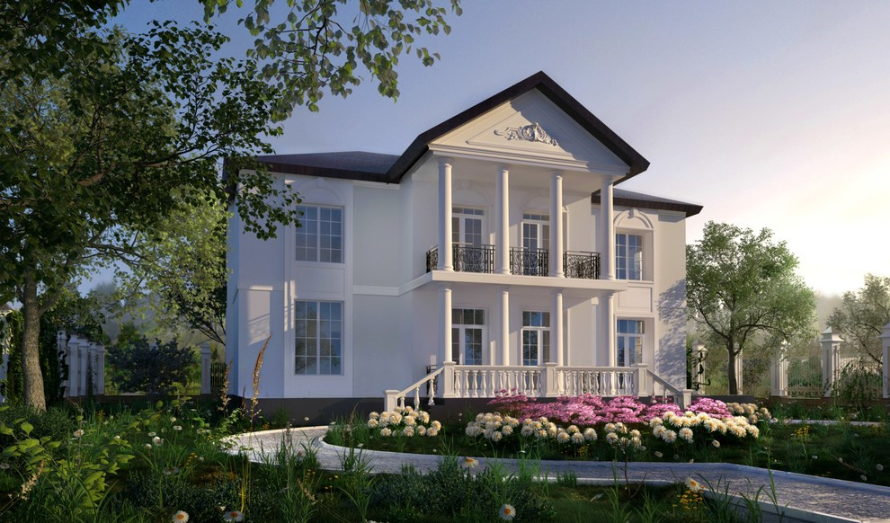 Обложка проекта: Монтевиль коттеджный поселок на Новой Риге 500 м2