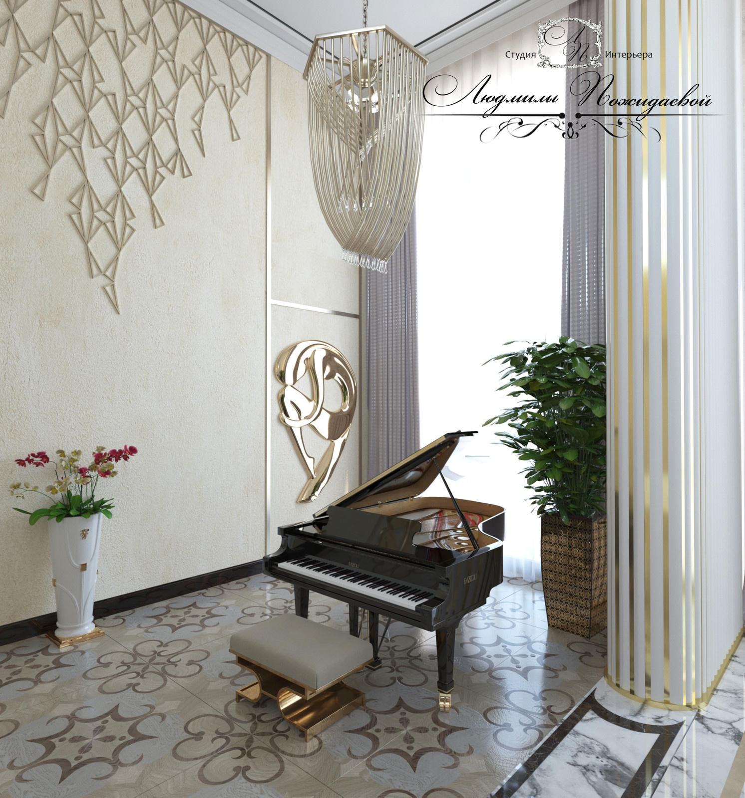 REDSIDE penthouse 303 m2 Moscow