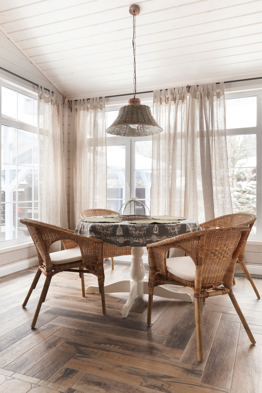 В гостях. Дом под Истрой.