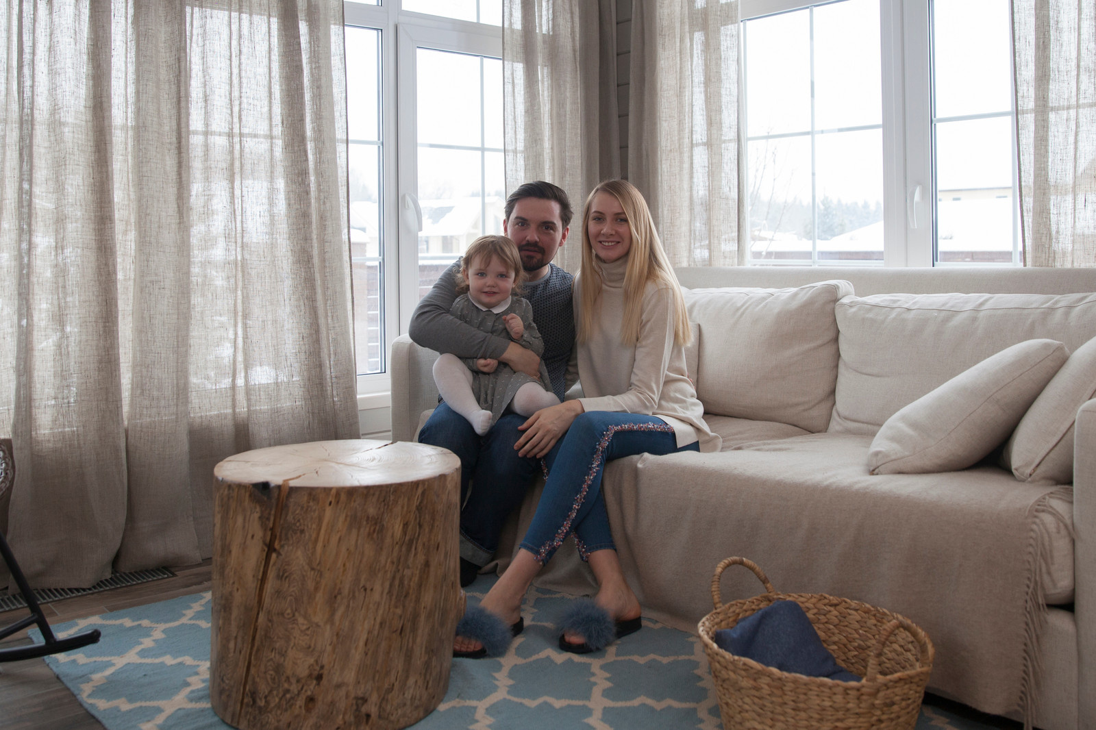 В гостях. Дом под Истрой.