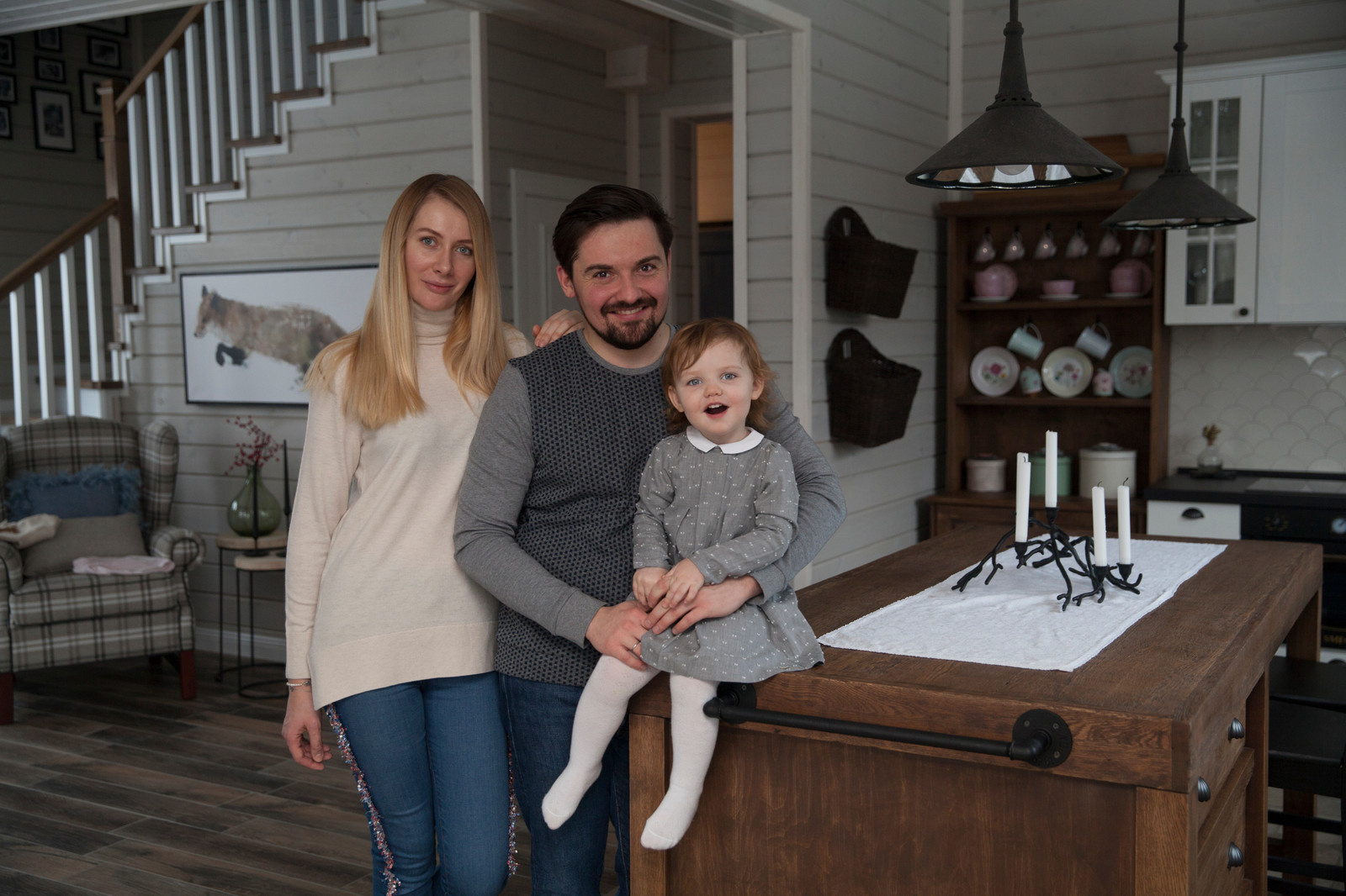 В гостях. Дом под Истрой.